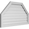 Ekena Millwork Octagonal Top Surface Mount PVC Gable Vent w/ 2"W x 1-1/2"P Brickmould Frame, 38"W x 22"H GVPOT38X2202SF - alternate 3